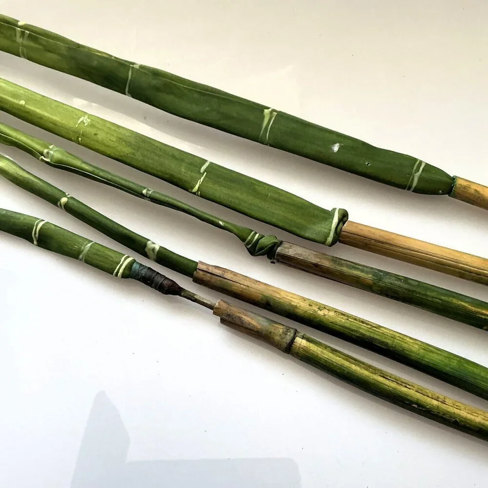BAMBOO WITH DETACABLE POLES TALL CRAFT DIY BUNDLE ARTIFICAL (FLAWS)